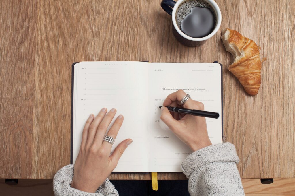 journaling, meditating, shadow work, habit tracking, manifesting, affirmations, Writes of Seyda